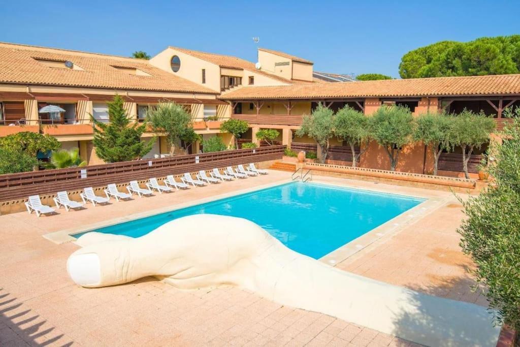 Golf Saint Cyprien Ground Floor 2 Bedrooms Apartment With Terrace エクステリア 写真
